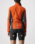 CASTELLI Winddichte Fahrradjacke - SQUADRA STRECH LADY - Rot