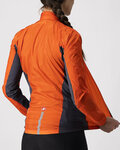 CASTELLI Winddichte Fahrradjacke - SQUADRA STRECH LADY - Rot