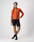 CASTELLI Winddichte Fahrradjacke - SQUADRA STRECH LADY - Rot