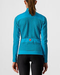 CASTELLI Langarm Fahrradtrikot für den Winter - SFIDA 2 LADY WINTER - Hellblau