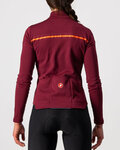 CASTELLI Langarm Fahrradtrikot für den Winter - SINERGIA 2 LADY WNT - bordeaux
