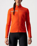 CASTELLI Langarm Fahrradtrikot für den Winter - SINERGIA 2 LADY WNT - Rot