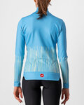 CASTELLI Langarm Fahrradtrikot für den Winter - SORPRESA LADY WINTER - Hellblau