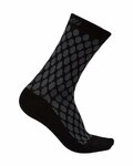 CASTELLI Klassische Fahrradsocken - SFIDA 13 LADY WINTER - Schwarz/Grau