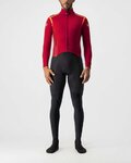 CASTELLI Fahrrad-Unteranzug - SANREMO ROS SUIT - Rot/Schwarz