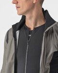 CASTELLI Fahrrad-Thermojacke - ALPHA RoS 2 - Grau/Schwarz