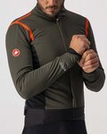 CASTELLI Fahrrad-Thermojacke - ALPHA RoS 2 - Grün