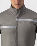 CASTELLI Fahrrad-Thermojacke - TRANSITION 2 - Grau