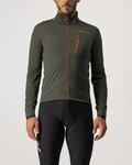 CASTELLI Fahrrad-Thermojacke - GO WINTER - Grün