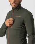 CASTELLI Fahrrad-Thermojacke - GO WINTER - Grün