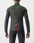 CASTELLI Winddichte Fahrradjacke - SQUADRA STRECH - Grün