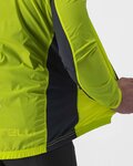 CASTELLI Winddichte Fahrradjacke - SQUADRA STRECH - Gelb