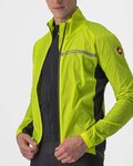 CASTELLI Winddichte Fahrradjacke - SQUADRA STRECH - Gelb