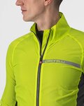 CASTELLI Winddichte Fahrradjacke - SQUADRA STRECH - Gelb