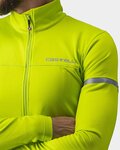 CASTELLI Langarm Fahrradtrikot für den Winter - FONDO 2 WINTER - Gelb