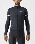 CASTELLI Langarm Fahrradtrikot für den Winter - FONDO 2 WINTER - Anthrazit