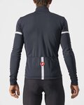 CASTELLI Langarm Fahrradtrikot für den Winter - FONDO 2 WINTER - Anthrazit