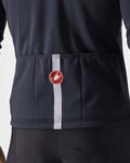 CASTELLI Langarm Fahrradtrikot für den Winter - FONDO 2 WINTER - Anthrazit