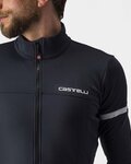 CASTELLI Langarm Fahrradtrikot für den Winter - FONDO 2 WINTER - Anthrazit
