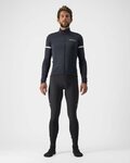 CASTELLI Langarm Fahrradtrikot für den Winter - FONDO 2 WINTER - Anthrazit