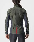 CASTELLI Winddichte Fahrradjacke - SQUADRA STRECH LADY - Grün