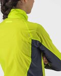 CASTELLI Winddichte Fahrradjacke - SQUADRA STRECH LADY - Gelb