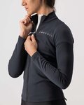 CASTELLI Langarm Fahrradtrikot für den Winter - SINERGIA 2 LADY WNT - Anthrazit