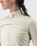 CASTELLI Langarm Fahrradtrikot für den Winter - SINERGIA 2 LADY WNT - Elfenbein