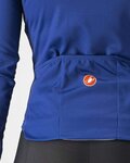 CASTELLI Langarm Fahrradtrikot für den Winter - SINERGIA 2 LADY WNT - Blau