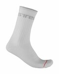 CASTELLI Klassische Fahrradsocken - DISTANZA 20 WINTER - Weiß