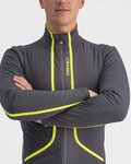 CASTELLI Fahrrad-Thermojacke - FLIGHT AIR - Anthrazit