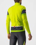 CASTELLI Langarm Fahrradtrikot für den Winter - PASSISTA - Gelb