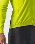 CASTELLI Langarm Fahrradtrikot für den Winter - PASSISTA - Gelb