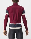 CASTELLI Langarm Fahrradtrikot für den Winter - PASSISTA - bordeaux