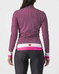 CASTELLI Langarm Fahrradtrikot für den Winter - VOLARE LADY WINTER - Weiß/Cyclamen