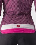CASTELLI Langarm Fahrradtrikot für den Winter - VOLARE LADY WINTER - Weiß/Cyclamen