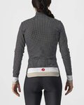 CASTELLI Langarm Fahrradtrikot für den Winter - VOLARE LADY WINTER - Weiß/Schwarz