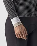 CASTELLI Langarm Fahrradtrikot für den Winter - VOLARE LADY WINTER - Weiß/Schwarz