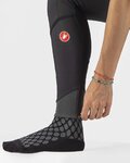 CASTELLI Lange Fahrradhose mit Trägern - VELOCISSIMA DT LADY - Schwarz