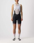 CASTELLI Kurze Fahrradhose mit Trägern - GIRO D'ITALIA 2024 W - Rosa/Schwarz
