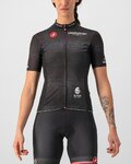 CASTELLI Kurzarm Fahrradtrikot - GIRO D'ITALIA 2022 W - Schwarz