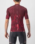 CASTELLI Kurzarm Fahrradtrikot - GIRO D'ITALIA 2022 - bordeaux