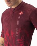 CASTELLI Kurzarm Fahrradtrikot - GIRO D'ITALIA 2022 - bordeaux
