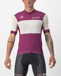 CASTELLI Kurzarm Fahrradtrikot - GIRO D'ITALIA 2024 - Weiß/Lila