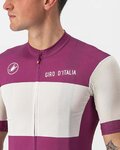 CASTELLI Kurzarm Fahrradtrikot - GIRO D'ITALIA 2024 - Weiß/Lila