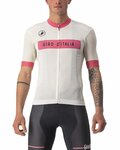 CASTELLI Kurzarm Fahrradtrikot - GIRO D'ITALIA 2024 - Weiß