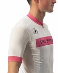 CASTELLI Kurzarm Fahrradtrikot - GIRO D'ITALIA 2024 - Weiß