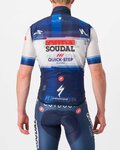 CASTELLI Fahrradweste - SOUDAL QUICK-STEP 23 - Weiß/Blau