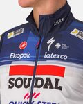 CASTELLI Fahrradweste - SOUDAL QUICK-STEP 23 - Weiß/Blau