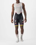 CASTELLI Kurze Fahrradhose mit Trägern - SOUDAL QUICK-STEP 23 - Schwarz